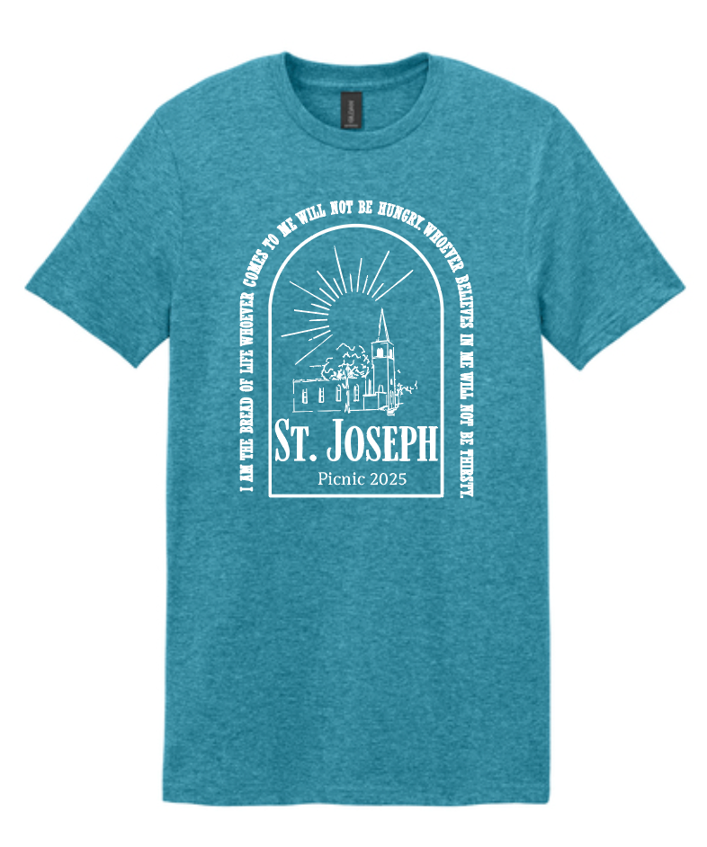ADULT 2025 Picnic Shirt (Heather Galapagos Blue)