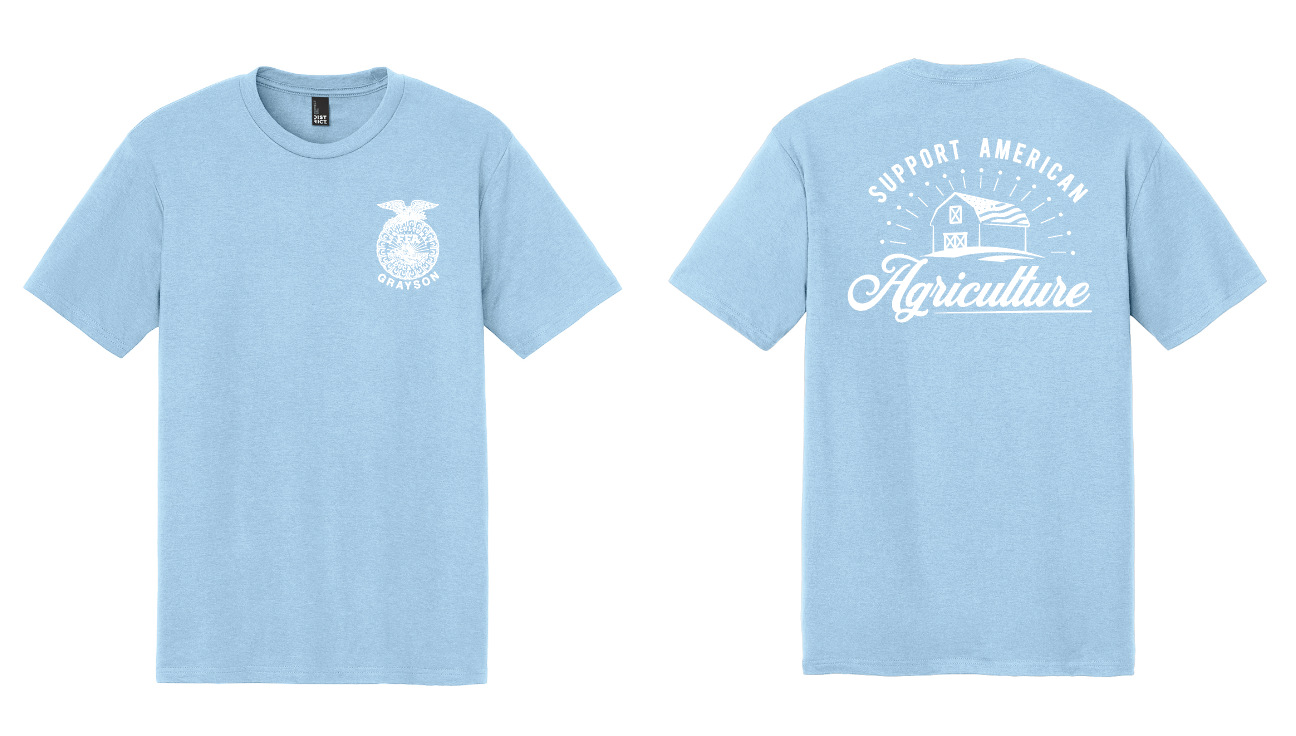 2026 GCHS FFA Design- Ice Blue (Adult)