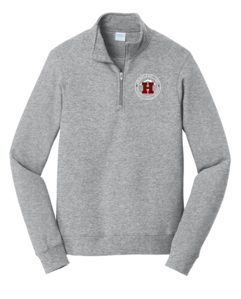 Quarter Zip Fleece Pullover [EMBROIDERY]