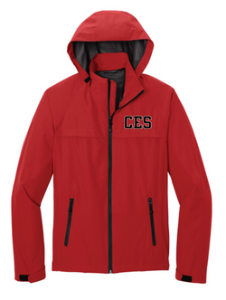 Clarkson Elementary School Rain Jacket (Adult- Red or Black)