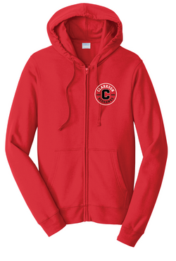 Clarkson Elementary School Fleece Full Zip Jacket (Adult- Red or Black)