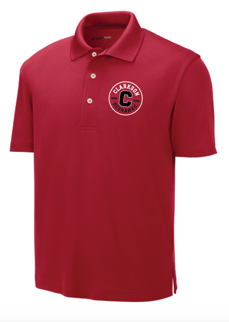 Clarkson Elementary School Polo (Adult- Red or Black)