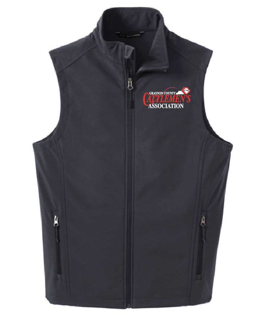 EMBROIDERY- Core Soft Shell Vest (Adult)