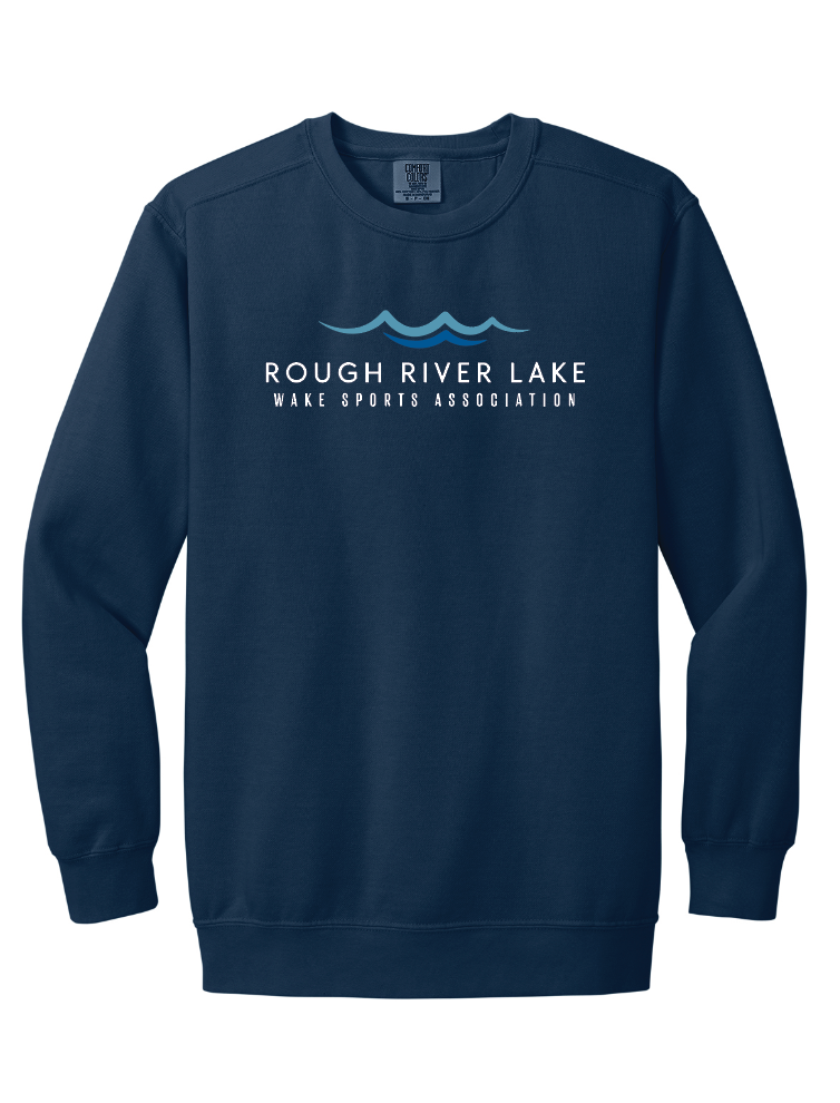 Rough River Lake Wakesports Association Comfort Colors Crewneck Sweatshirt