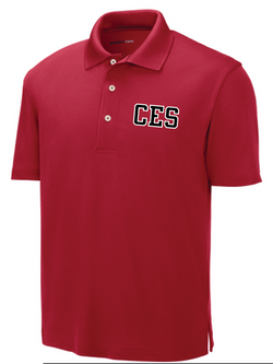 Clarkson Elementary School Polo (Adult- Red or Black)