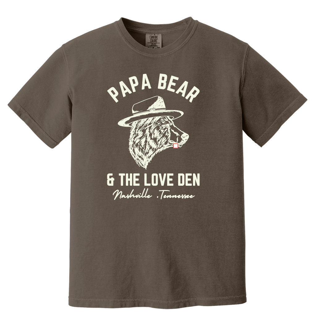 Papa Bear & the Love Den T-Shirt (Adult)