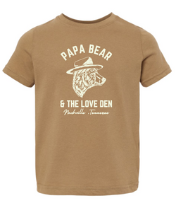 Papa Bear & the Love Den T-Shirt (Toddler)