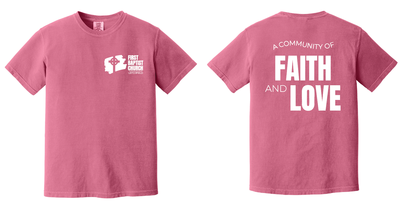 Comfort Colors FBC Adult T-Shirt/Long Sleeve Shirt (Crunchberry)