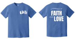 Comfort Colors FBC Adult T-Shirt/Long Sleeve Shirt (Flo Blue)