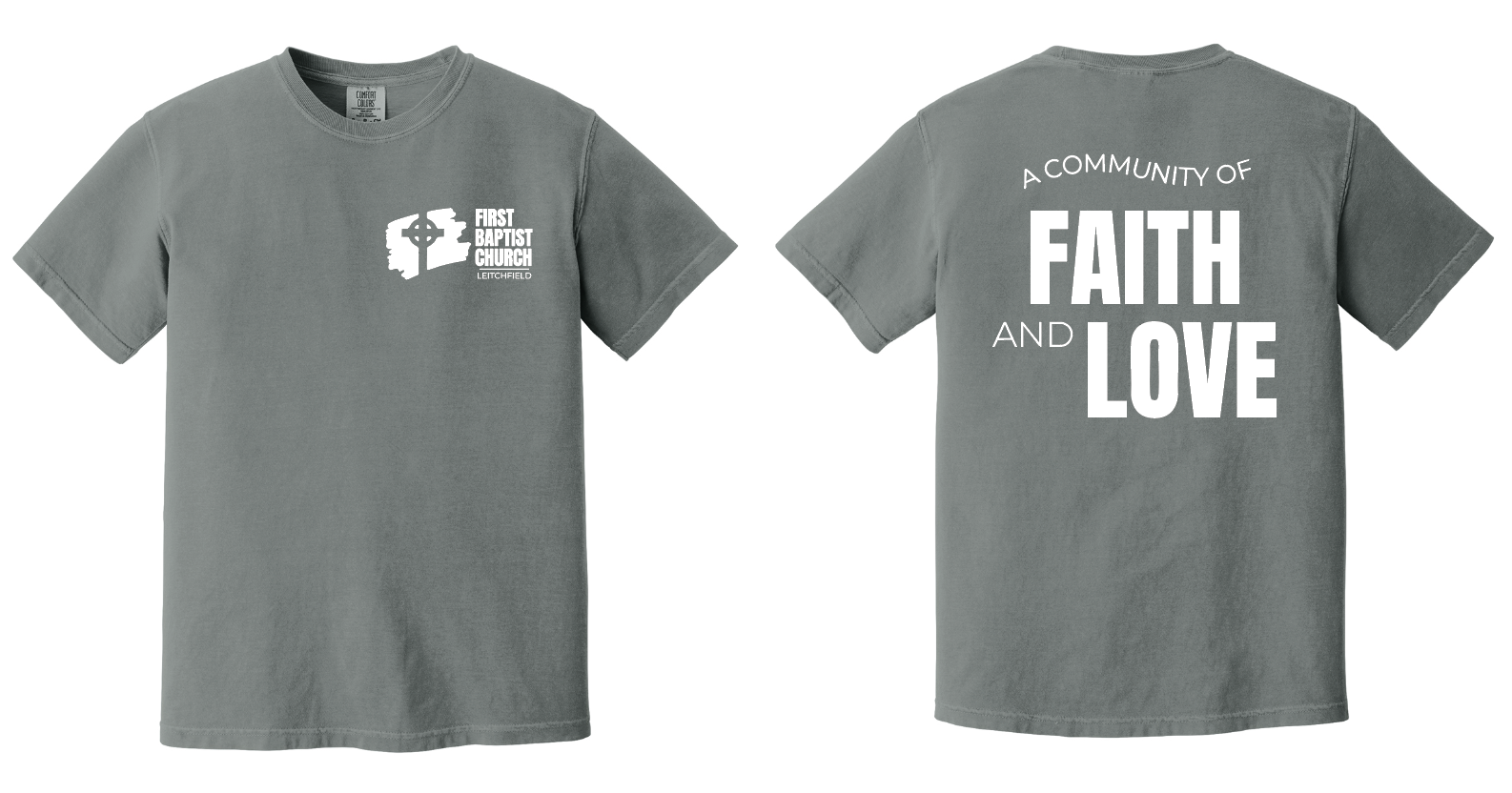 Comfort Colors FBC Youth T-Shirt (Grey)