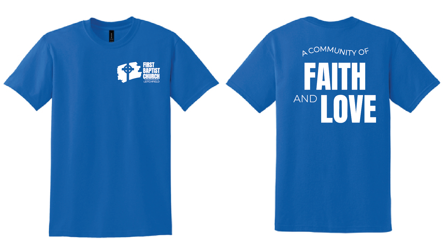Gildan FBC Adult T-Shirt/Long Sleeve Shirt (Royal)