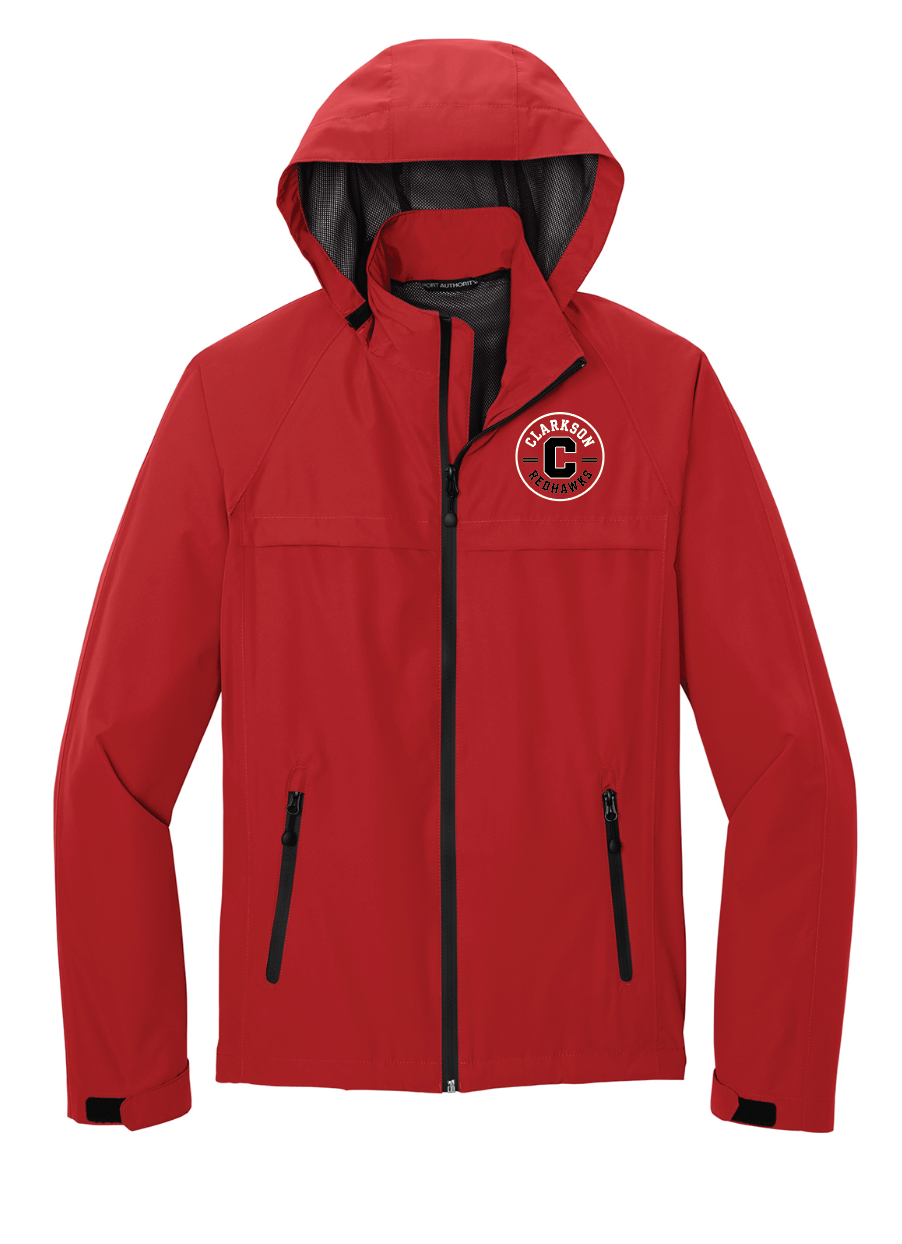 Clarkson Elementary School Rain Jacket (Adult- Red or Black)