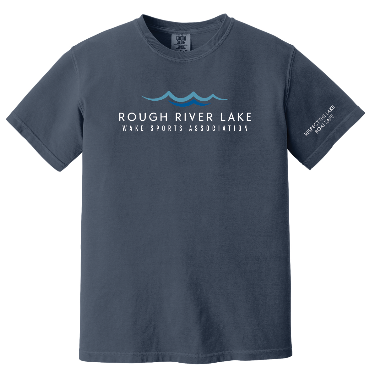 Rough River Lake Wakesports Association Comfort Colors T-Shirt with Sleeve Print