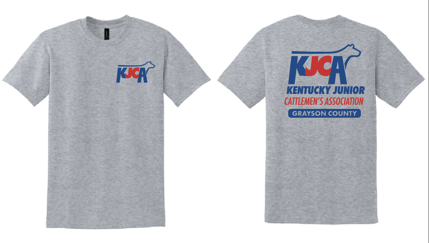 GC Junior Cattlemen's Association Apparel (Sport Grey- Youth and Adult)