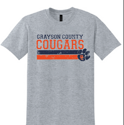 Grayson County Cougars (Sport Grey- Adult and Youth)